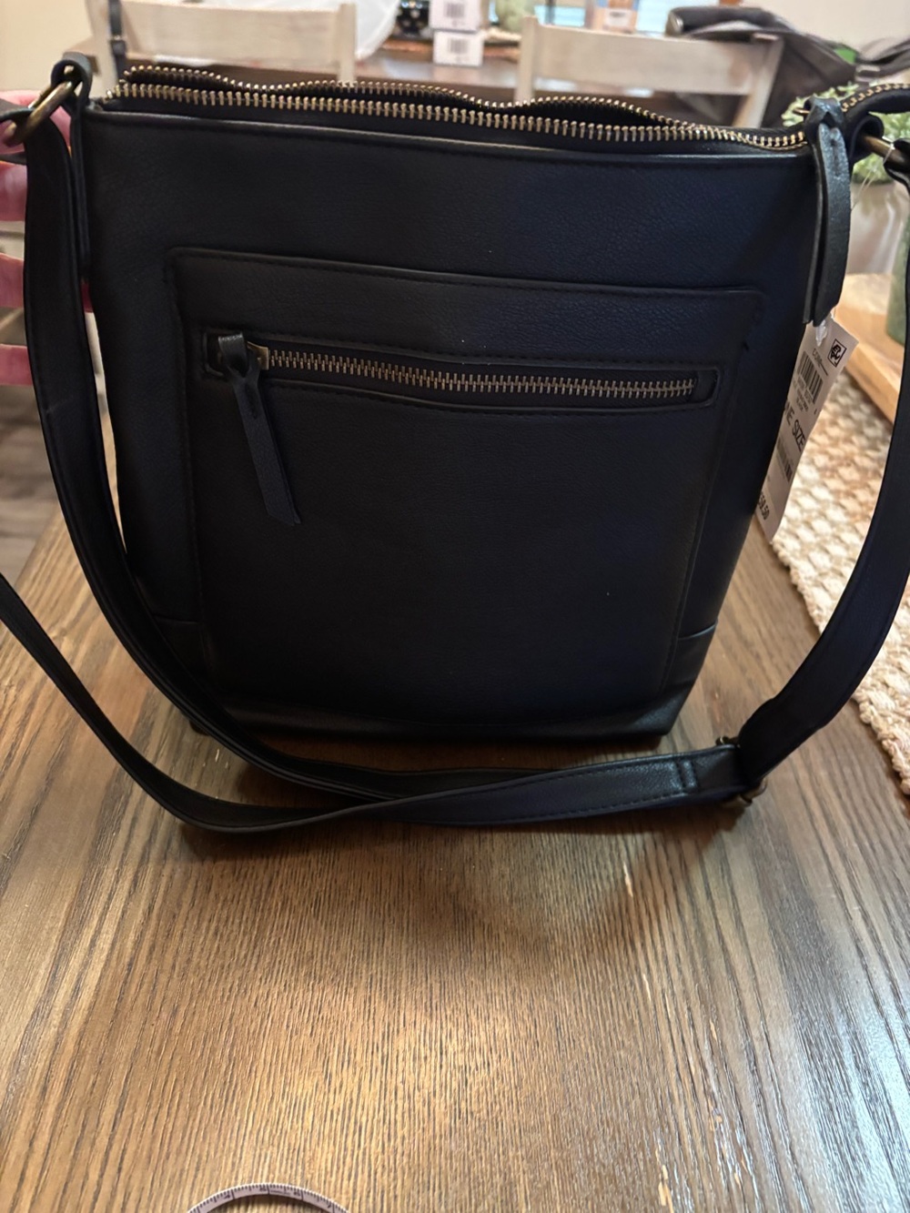 Style & Co. Black Men's Crossbody Messenger Bag